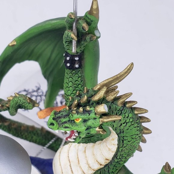 Hamilton Collection Dragon Fiery Youngbloods Scorch McGnarley Figurine Drummer - Picture 8 of 9